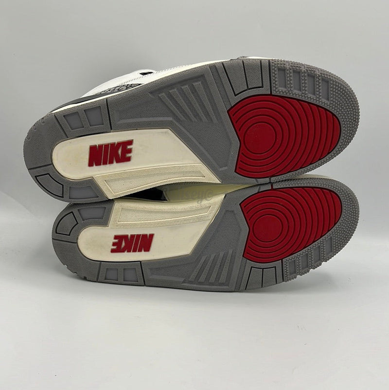 Кроссовки nike air jordan Shoes 1 low white camo dc9036-100 оригинал1 Retro 'Win Like 96' quantity Retro "White Cement Reimagined" (PreOwned)