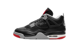 Air Jordan 4 Retro "Bred Reimagined"-Here s a closer look at the artist s Air Jordan 4 Retro sneakers