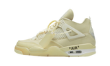 Air Jordan 4 Retro "Sail" OFF-White (PreOwned) (No Box) (No Insoles)-Bullseye Sneaker Boutique