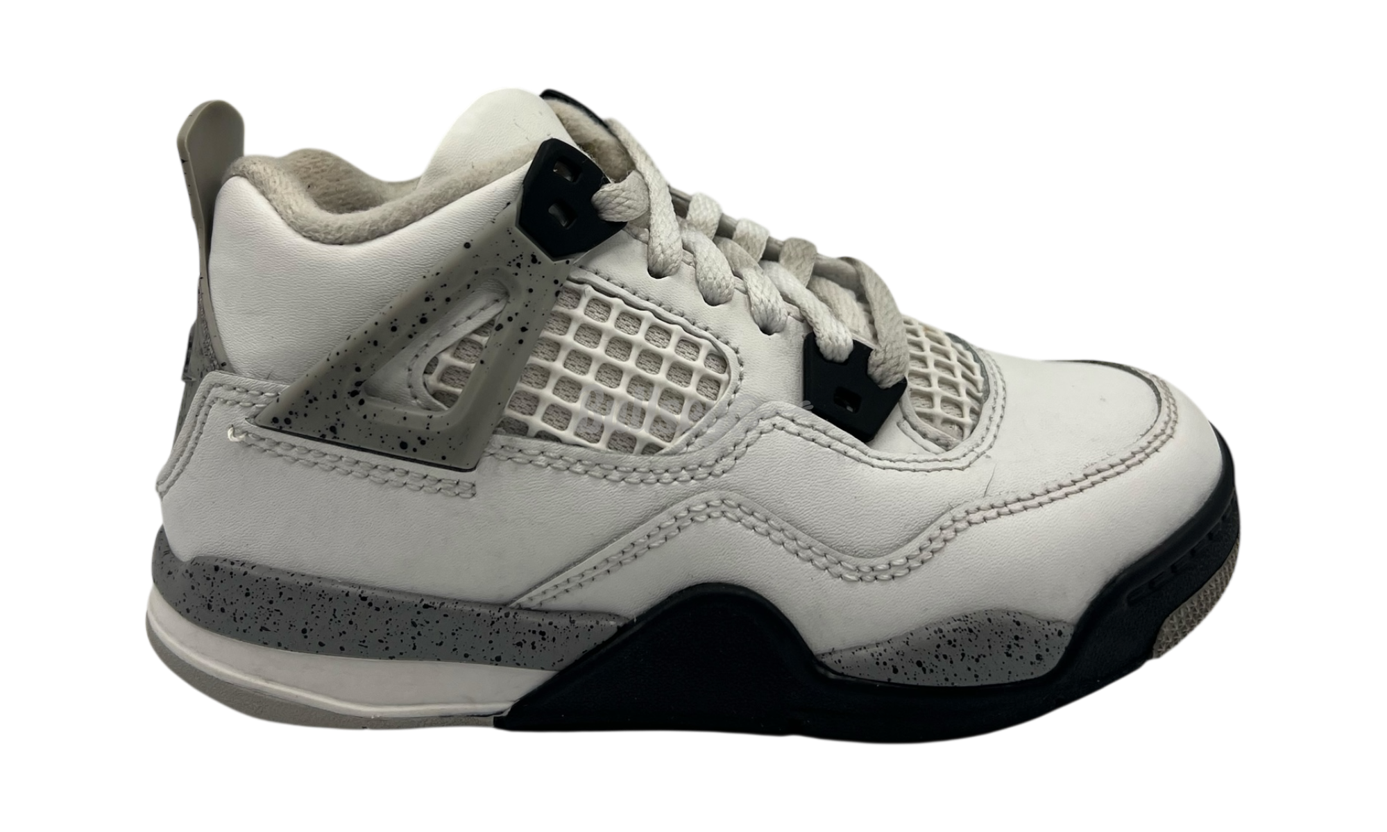 Air Jordan 4 Retro "White Cement" PS (Preowned) (No Box)