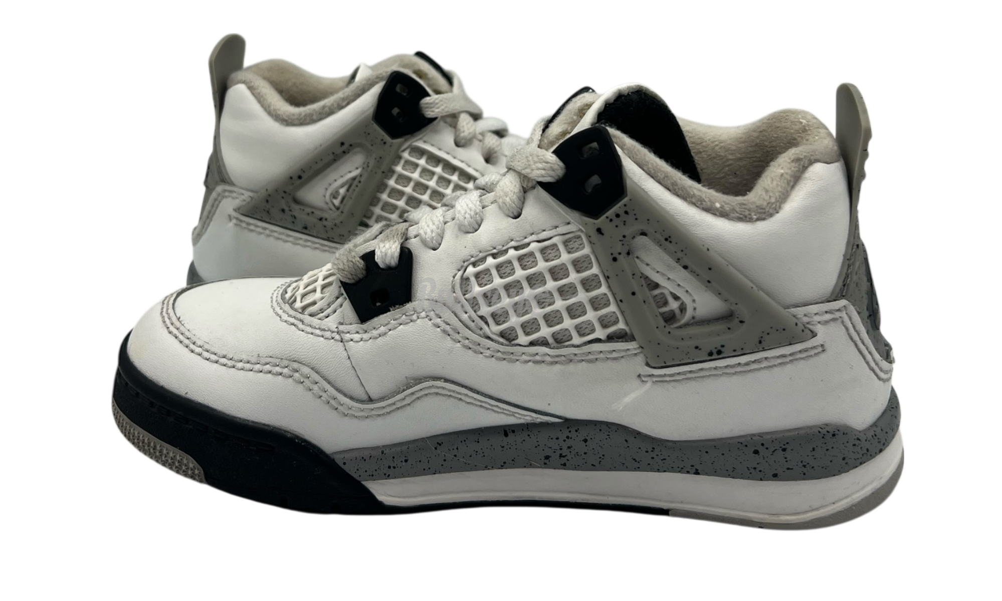 Air Jordan 4 Retro "White Cement" PS (Preowned) (No Box)