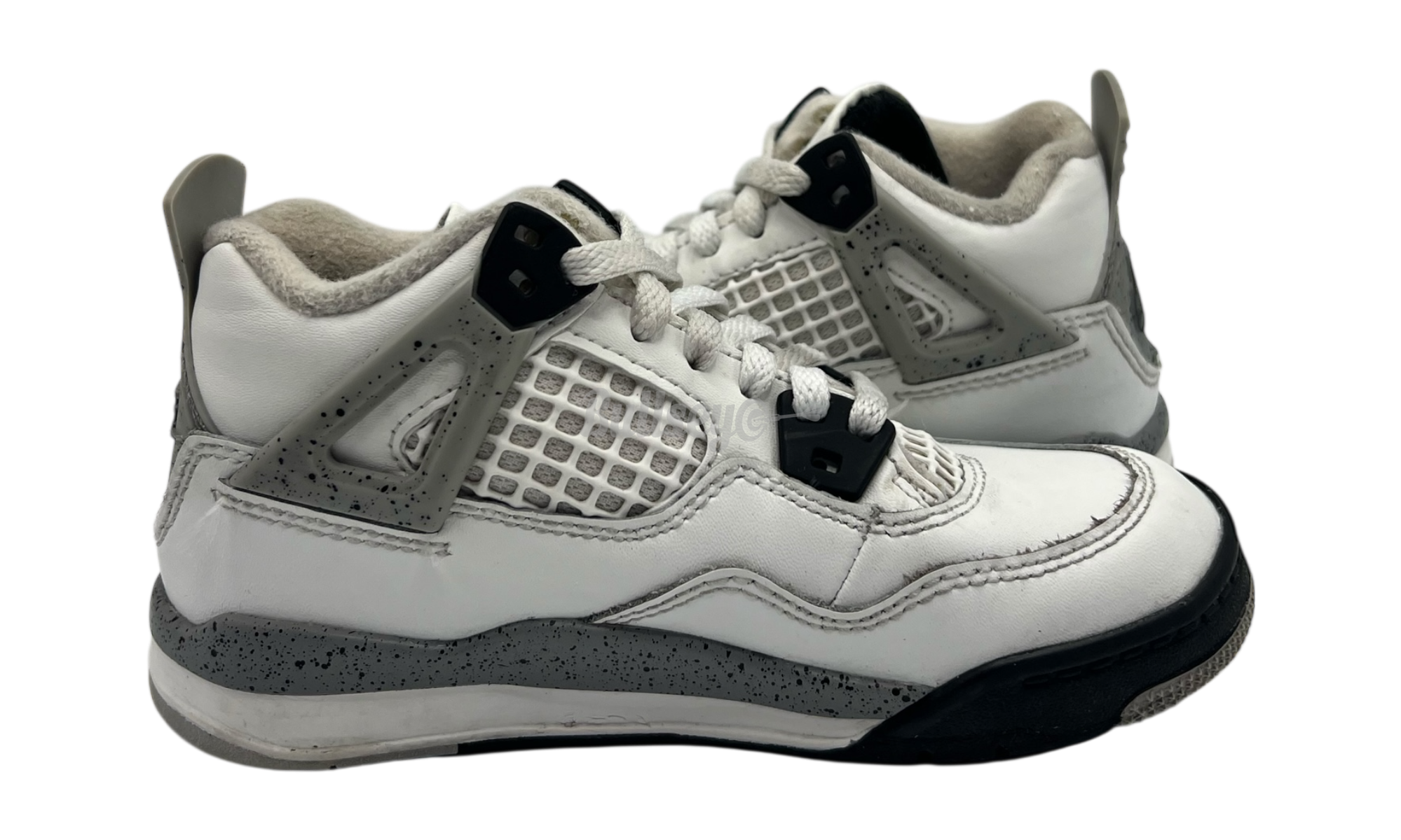 Air Jordan 4 Retro "White Cement" PS (Preowned) (No Box)
