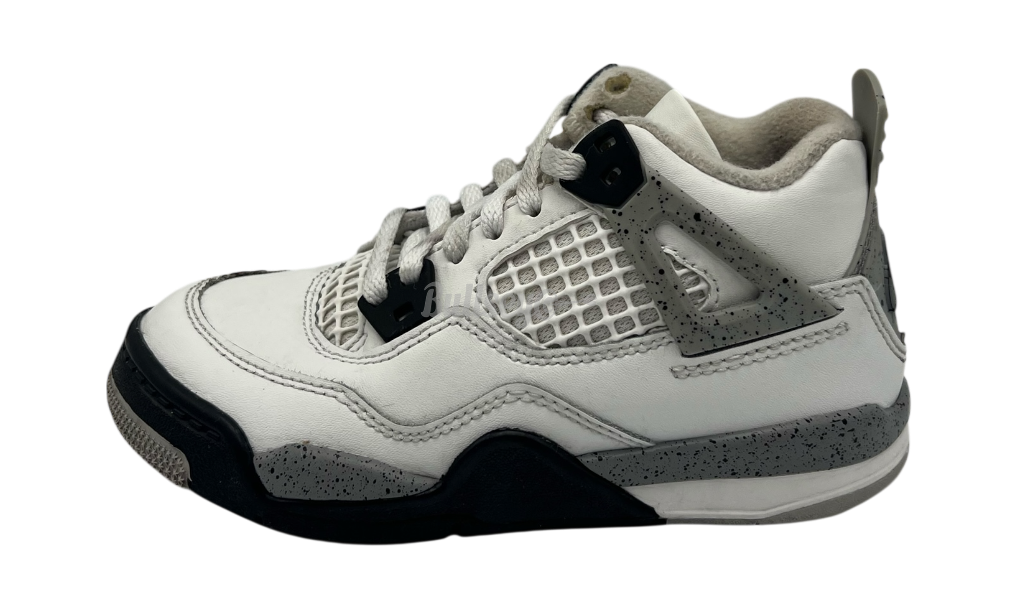 Air Jordan 4 Retro "White Cement" PS (Preowned) (No Box)-Bullseye Sneaker Boutique