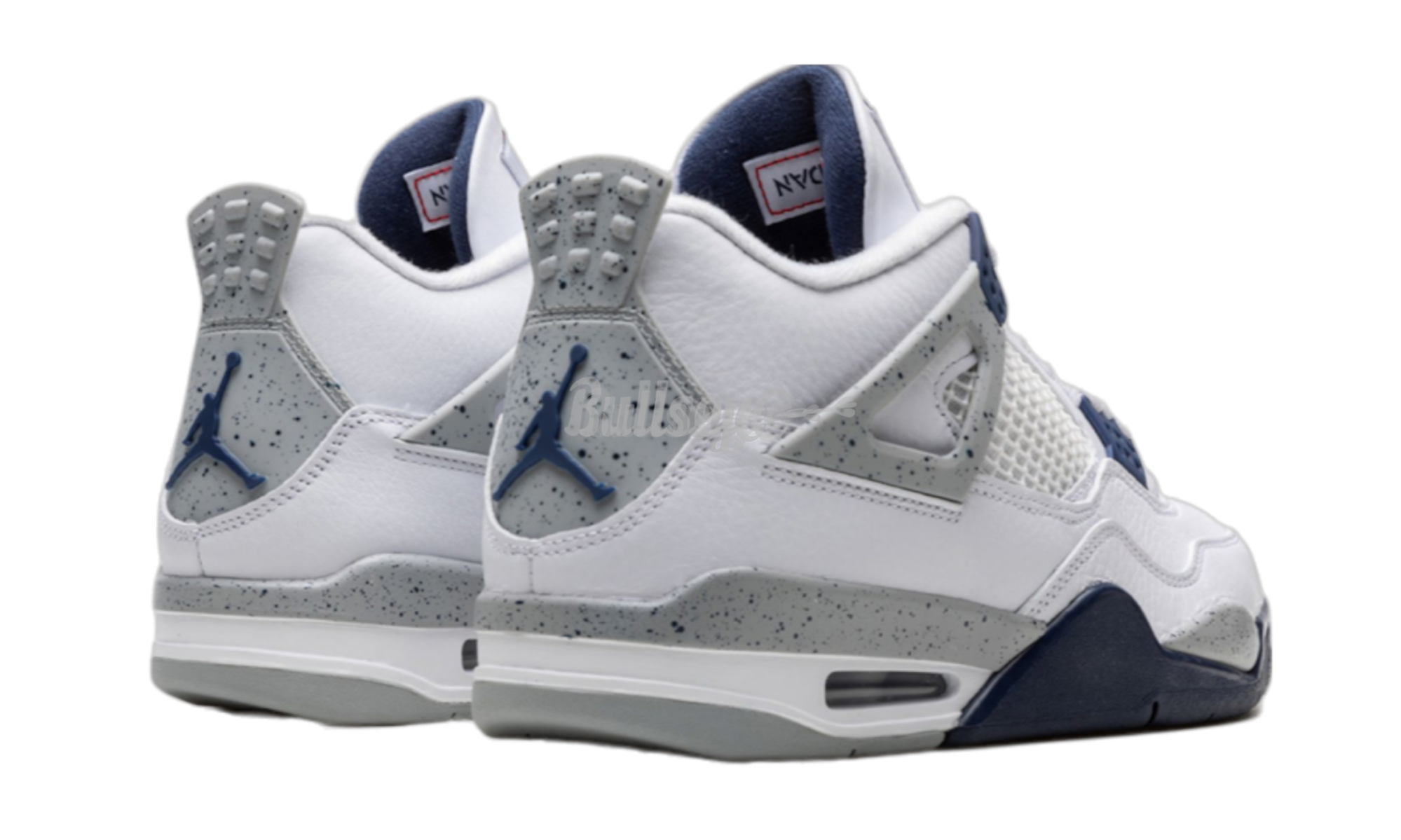 Air Jordan 4 Retro "Blanco Azul Marino Medianoche"