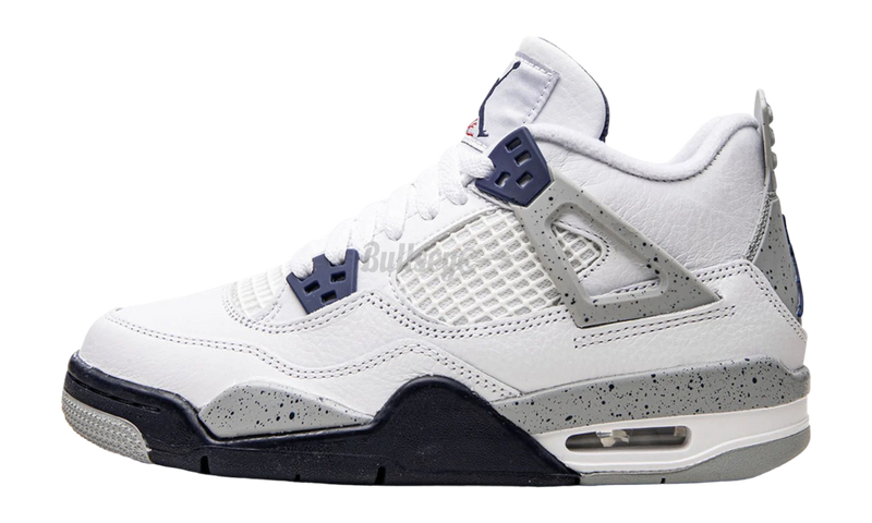 Air Jordan 4 Retro "White Midnight Navy" GS-Bullseye Sneaker Boutique