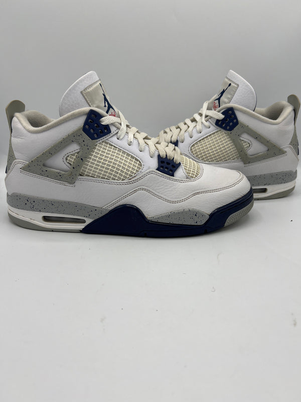 Air Jordan 4 Retro "White Midnight Navy" (PreOwned)