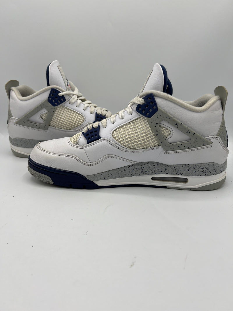 Air Jordan 4 Retro "White Midnight Navy" (PreOwned)