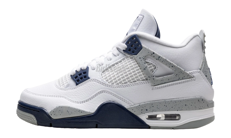 Air Jordan 4 Retro "White Midnight Navy" (PreOwned)-Bullseye Sneaker Boutique