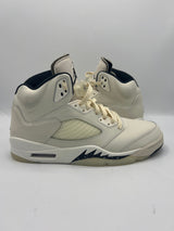 Air Jordan 5 Fire Red Gs Big Kid Retro "Sail" (PreOwned)