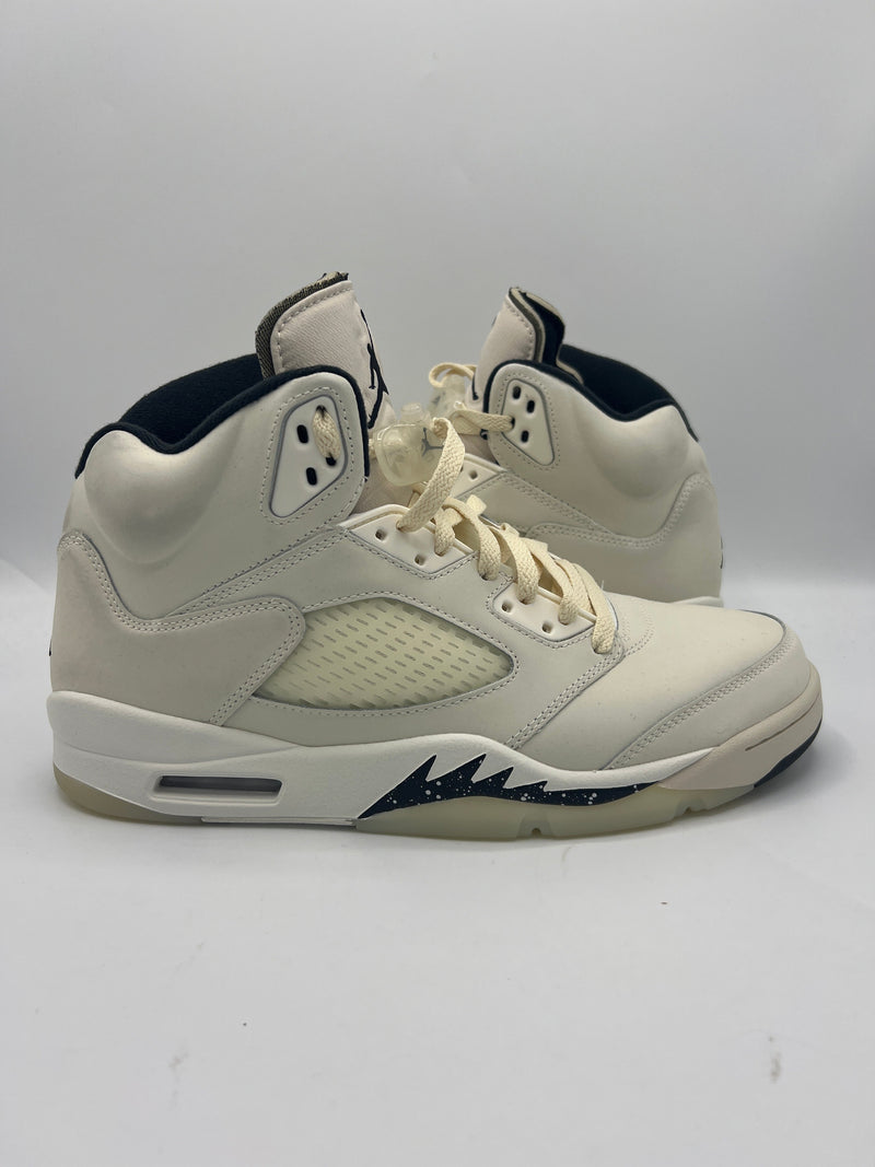 Air Jordan 5 Fire Red Gs Big Kid Retro "Sail" (PreOwned)