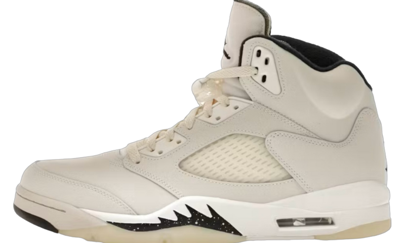 Air Jordan 5 Retro "Sail" (PreOwned)-custom air jordan 4 retro liquid metal silver for sale