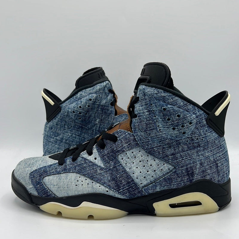 Air Jordan 6 Retro "Washed Denim" (PreOwned)-Celebrating Jordan Brands 25th year of business in the country