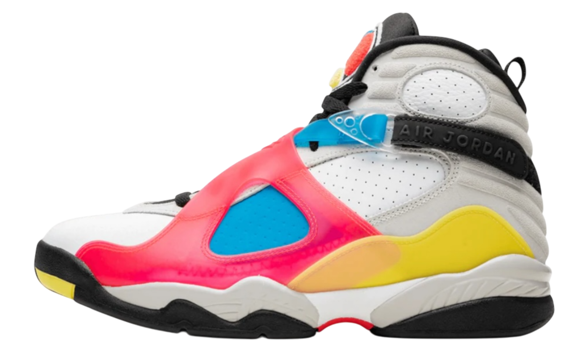 Air Jordan 8 Retro "White Multicolor"-Bullseye Sneaker Boutique