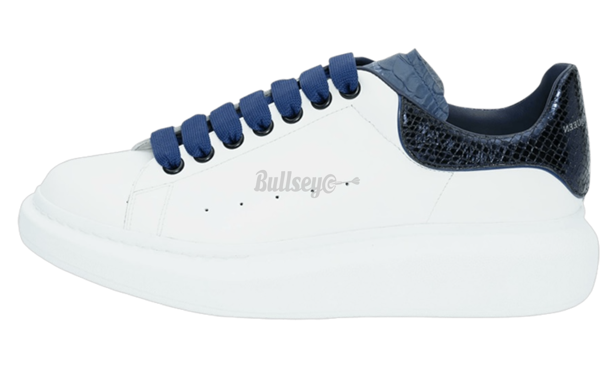 Alexander McQueen Oversized Sneaker "Python Navy" (PreOwned)-Bullseye Sneaker Boutique