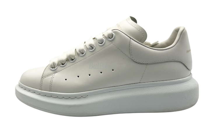 Alexander McQueen Oversized "Triple White" (PreOwned)-Bullseye Sneaker Boutique
