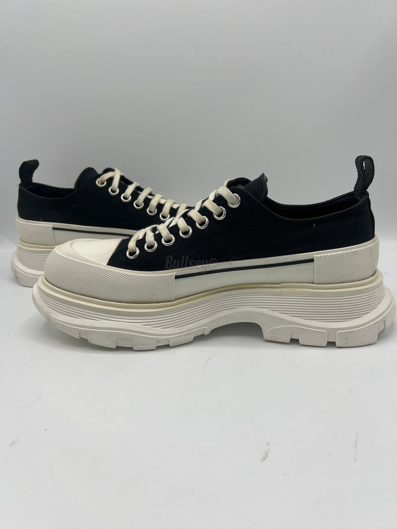 Alexander McQueen Tread Slick Lace Up "Black White" (PreOwned)