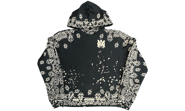 Amiri Bandana-Print Black Hoodie (PreOwned)