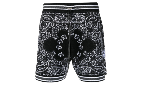 Amiri Black Bandana Shorts-s Under Armour Sonic 5 Shoes