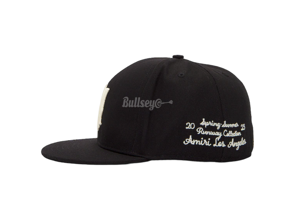 Amiri Black 'M.A.' Fitted Hat (PreOwned)