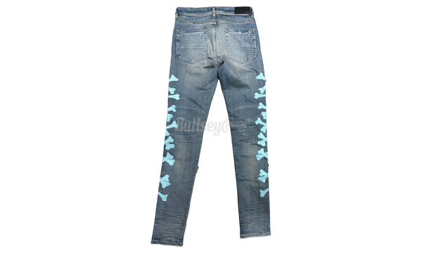 Amiri Bones Blue Denim Jeans