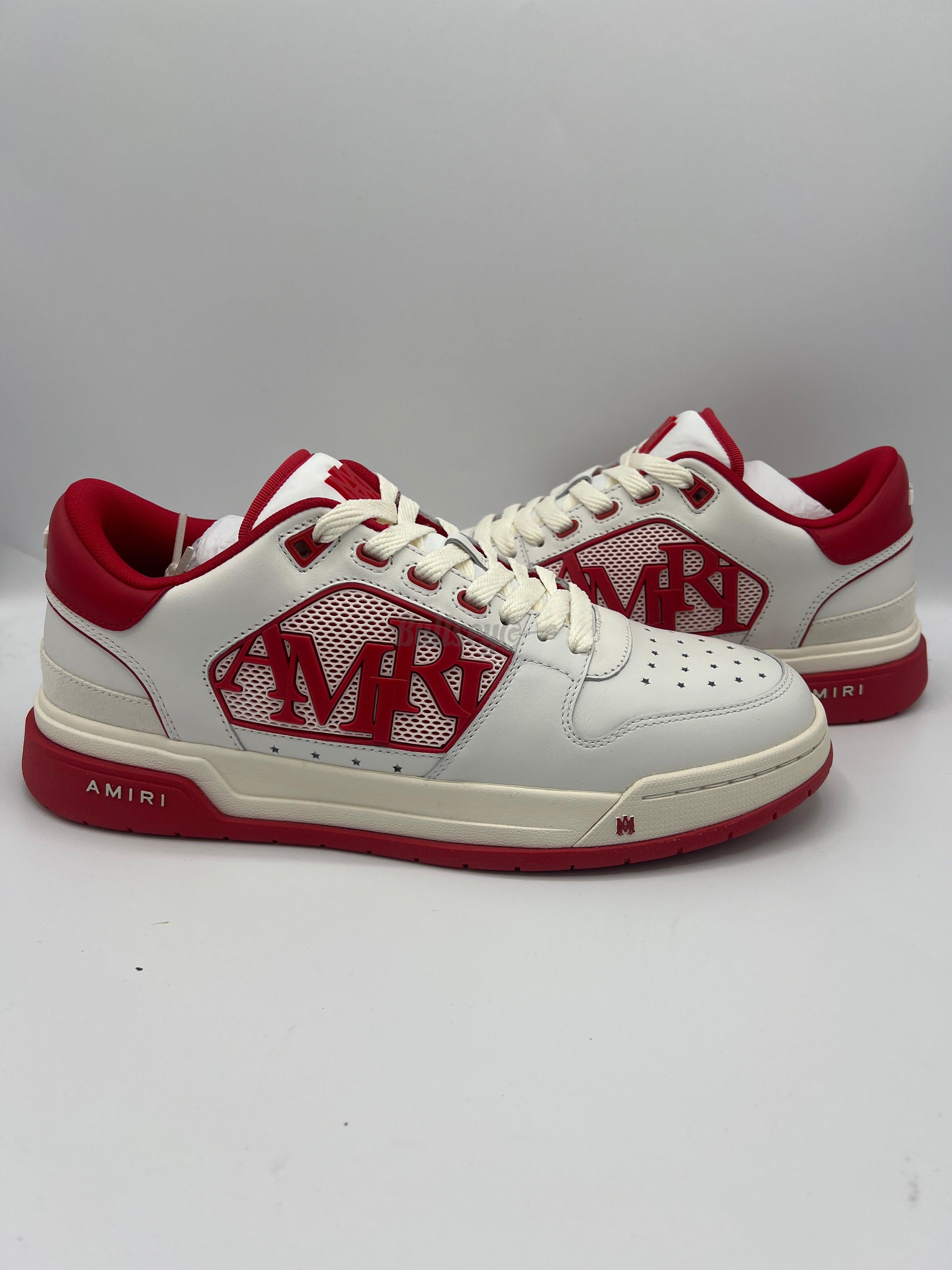 Amiri Classic Low Sneaker "White Red" (PreOwned)