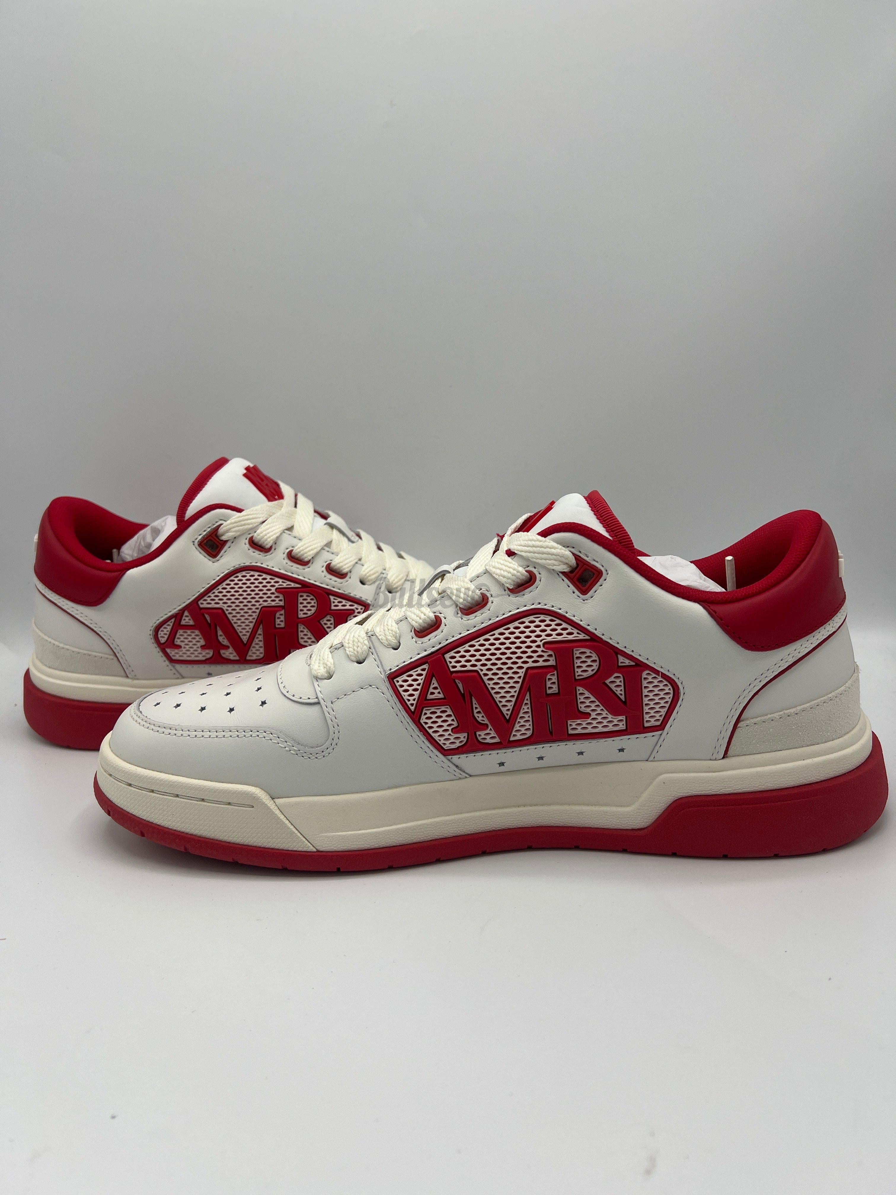 Amiri Classic Low Sneaker "White Red" (PreOwned)