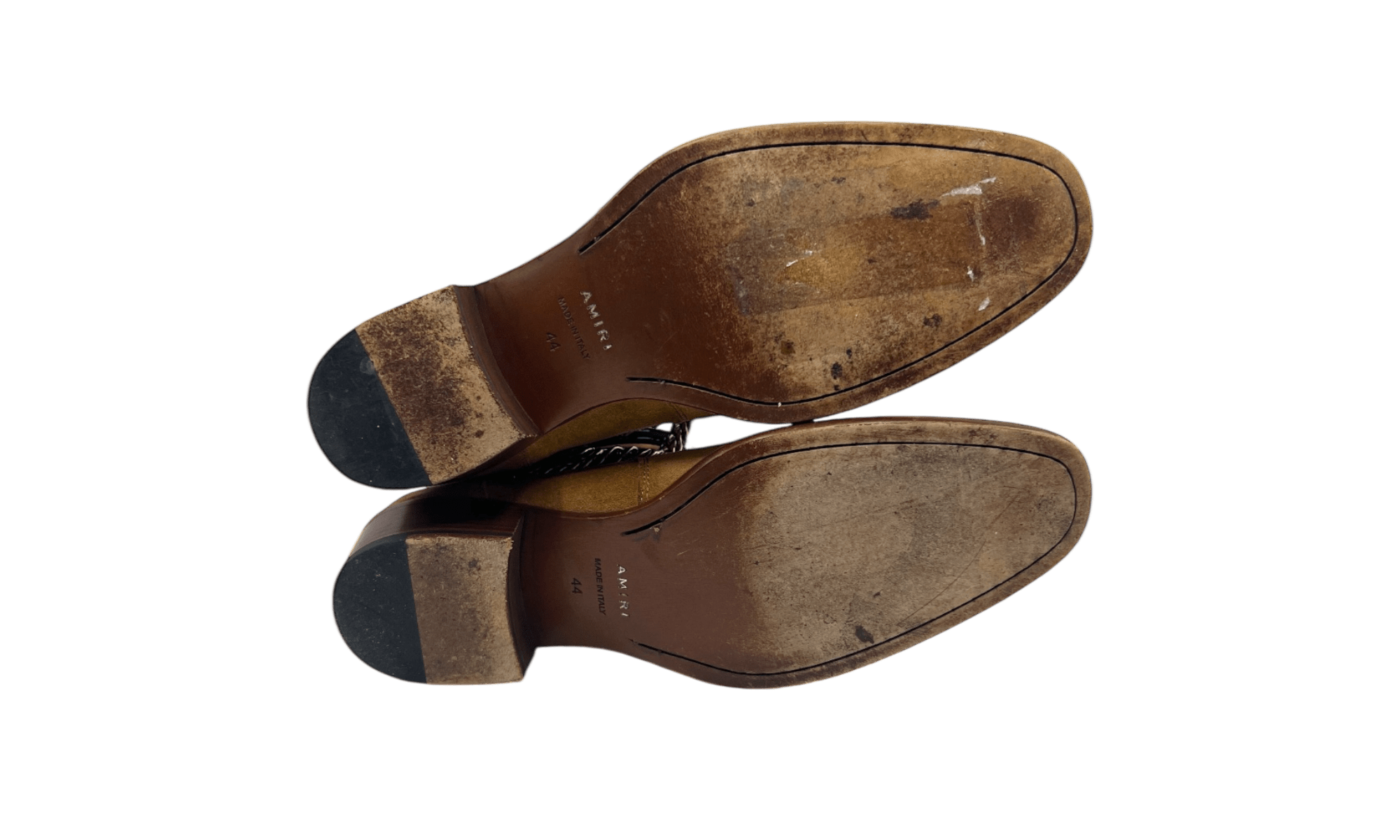 Amiri Crepe Suede Point-Toe Chelsea Boot (PreOwned) (No Box)