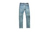 Amiri Embroidered Bone Clay Indigo Jeans