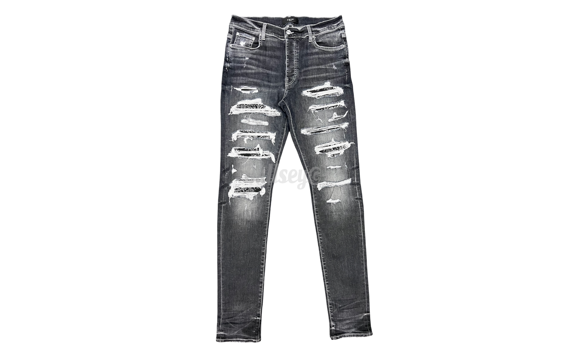 Amiri Grey Bandana Thrasher Jeans-Bullseye Sneaker Boutique