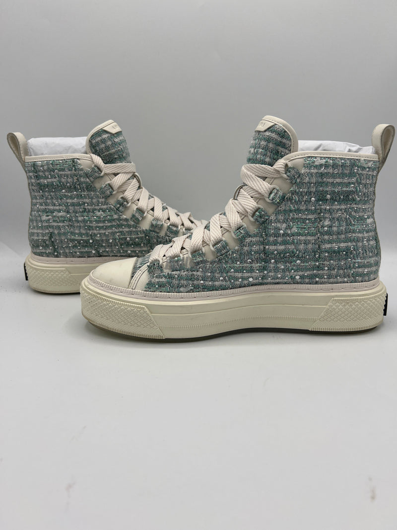 Amiri MA Court High "Boucle Crystal" (PreOwned)