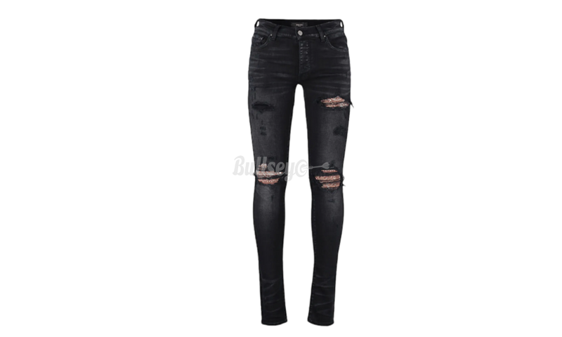 Amiri MX1 Brown Bandana Aged Black Jeans-Bullseye Sneaker Boutique
