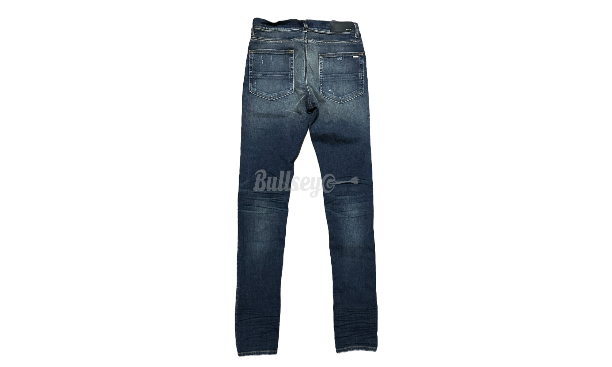 Amiri MX1 Classic Indigo Blue Suede Jeans