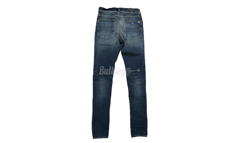 Amiri MX1 Classic Indigo Blue Suede Jeans