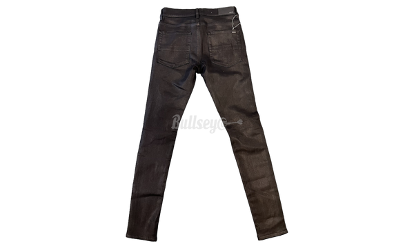 Amiri MX1 Coated Wax Black Jeans