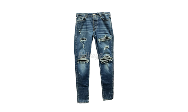 Amiri MX1 Suede Blue Jeans (PreOwned)-Bullseye Sneaker ultraboost Boutique