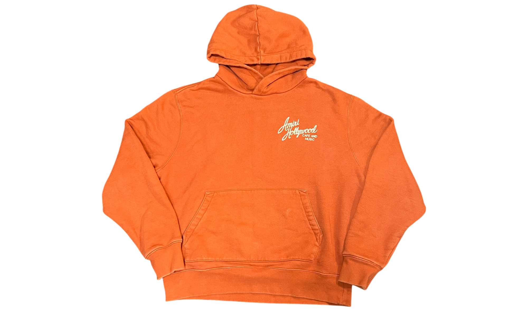 Amiri Men's Hollywood Graphic Cotton Hoodie (PreOwned)-Bullseye Sneaker Boutique