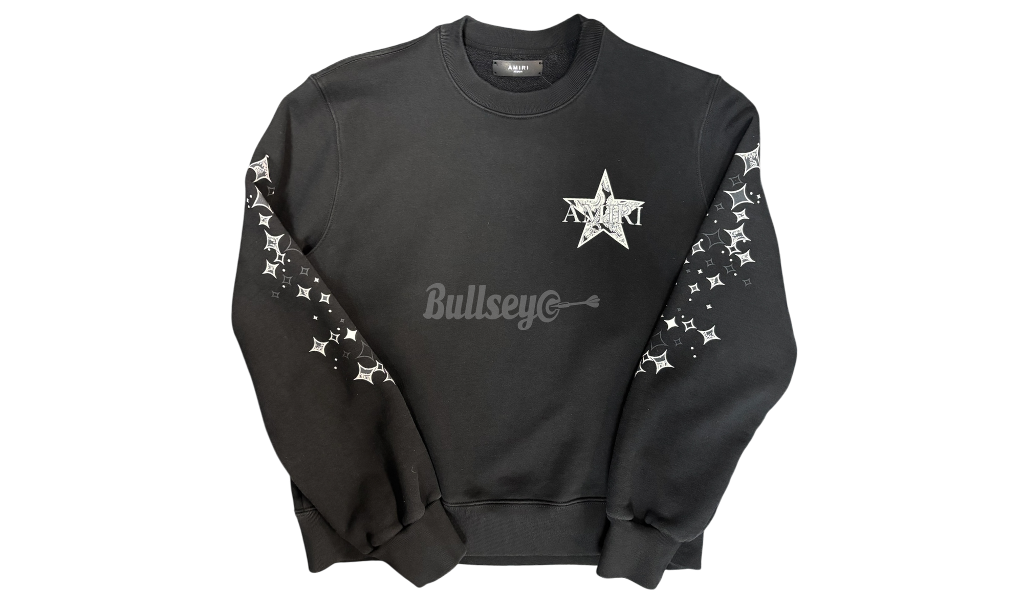 Amiri Paisley Star Black Crewneck (PreOwned)