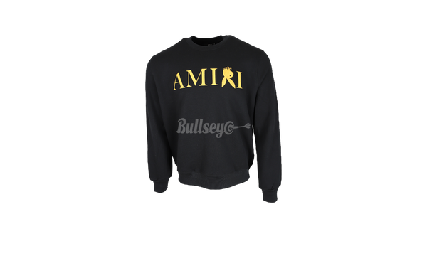 Amiri Playboy Black/Yellow Crewneck-Nipping out to the garden or running errands