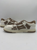 Amiri Skel Top Low "White Brown" (PreOwned)