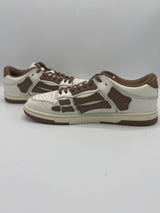 Amiri Skel Top Low "White Brown" (PreOwned)