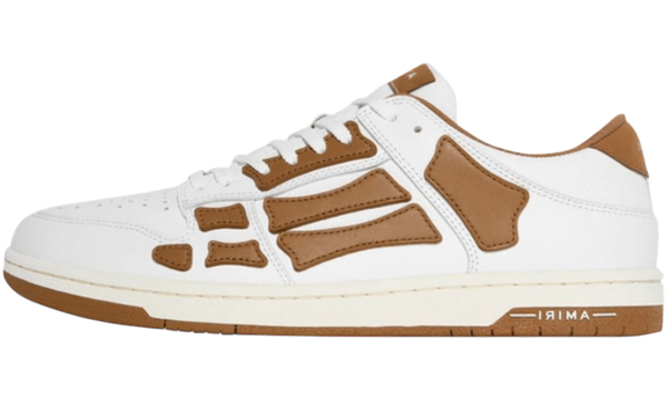 Amiri Skel Top Low "White Brown" (PreOwned)