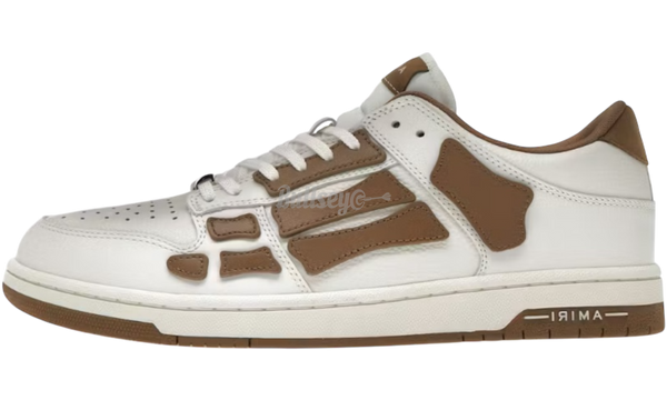 Amiri Skel Top Low "White Brown" (PreOwned)-Bullseye Sneaker Boutique