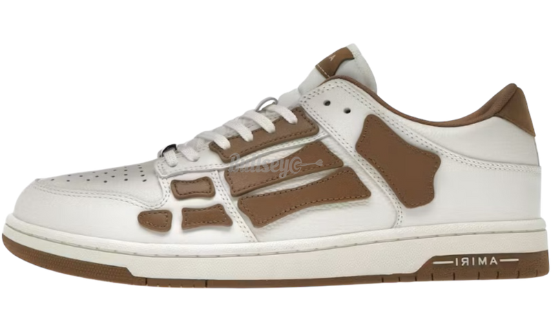 Amiri Skel Top Low "White Brown" (PreOwned)-Bullseye Sneaker Boutique