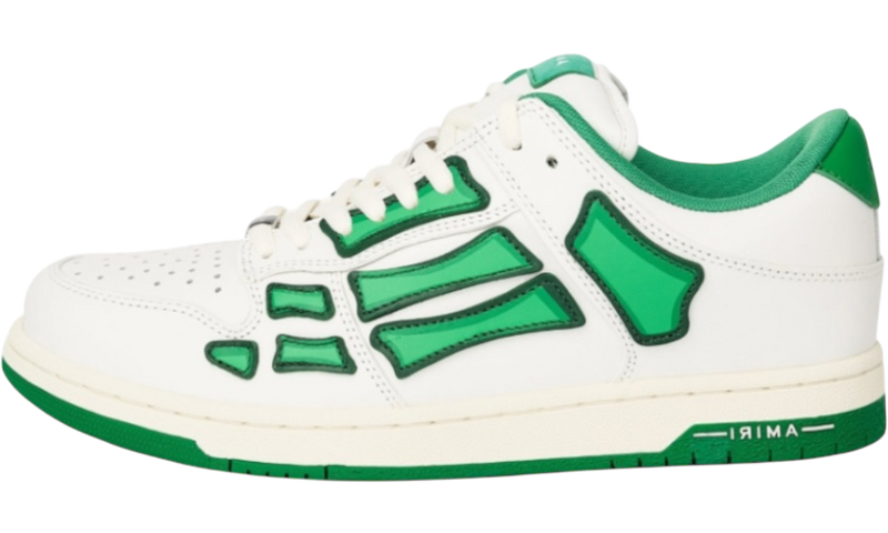 Amiri Skel Top Low White Green-Bullseye Sneaker Boutique