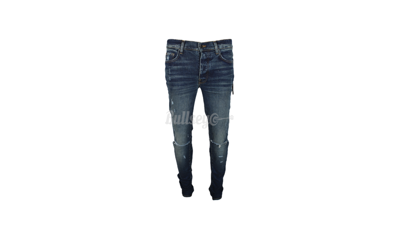 Amiri Slash Deep Classic Blue Jeans-Chelsea boots COACH Joey Leather Bootie C5878 11004253EDC Dark Cranberry