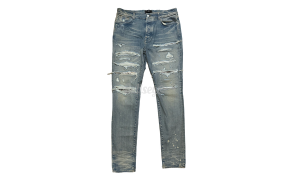 Amiri Thrasher Clay Indigo Marble Jeans-Chelsea boots COACH Joey Leather Bootie C5878 11004253EDC Dark Cranberry