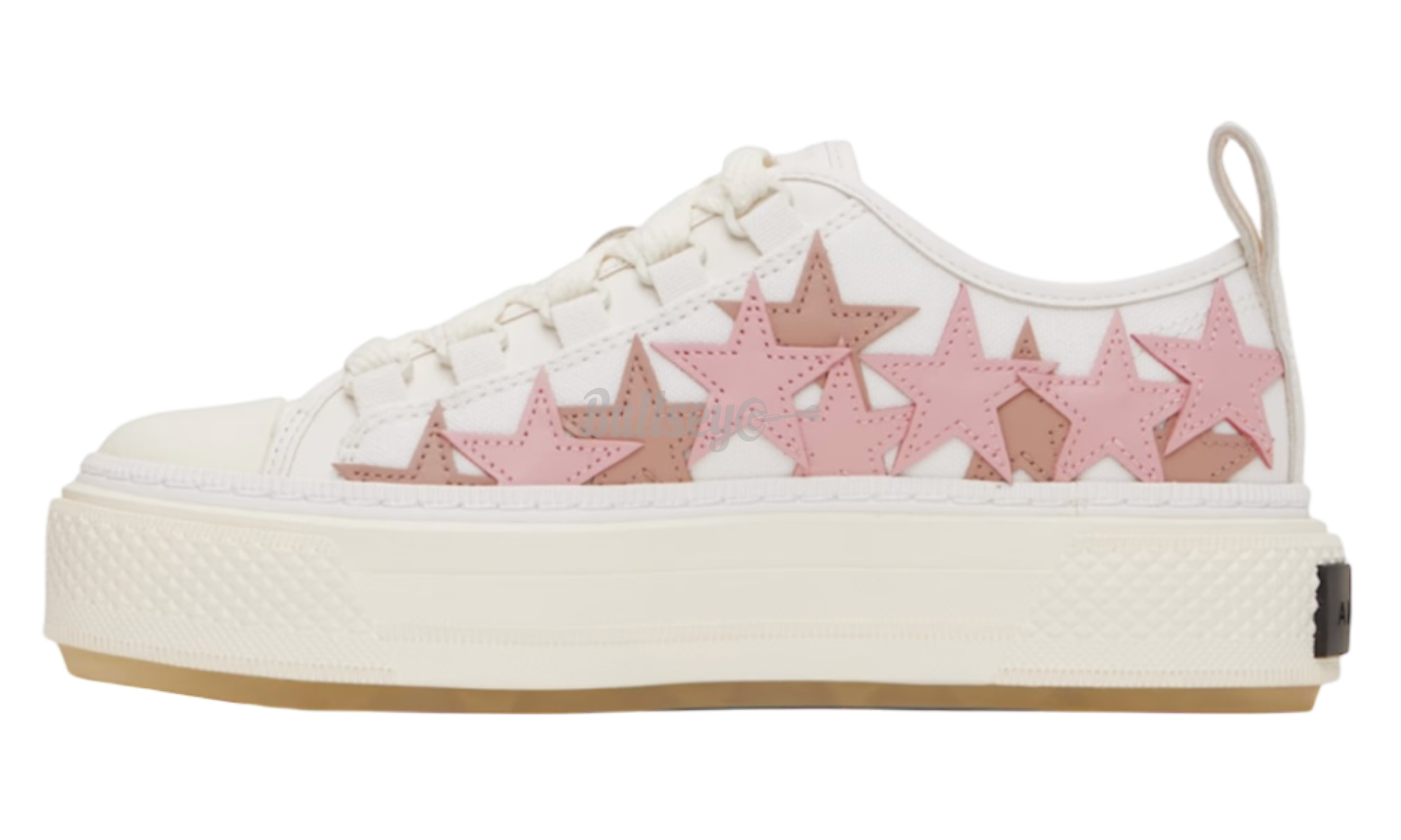 Amiri White/Pink Stars Low-Bullseye Sneaker Boutique