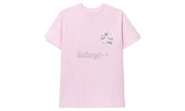 Anti-Social Club "4 Car Pile-Up Tonkotsu Logo" Pink T-Shirt (Japan Exclusive)-Bullseye step Sneaker Boutique