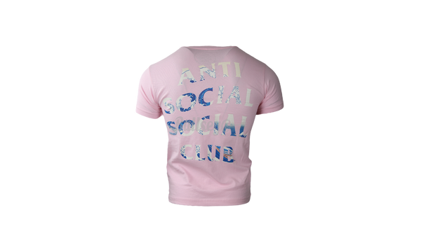 Anti-Social Club "4 Car Pile-Up Tonkotsu Logo" Pink T-Shirt (Japan Exclusive)-For School Leather Lace-Up Shoes