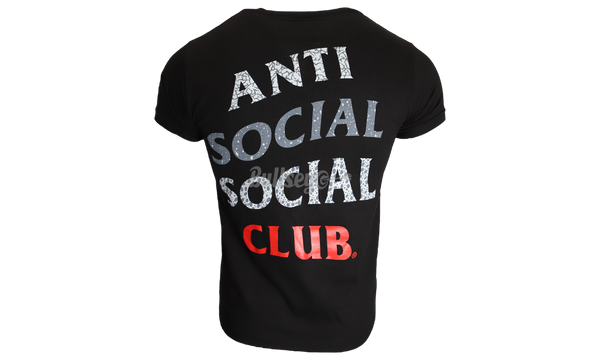 Anti-Social Club 99 Retro IV Black T-Shirt-Polo Ralph Lauren Hanford Sneakers van creme suede met marineblauw logo